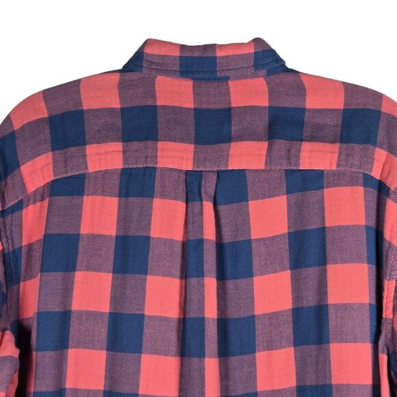 Vineyard Vines Whale Shirt Mens Large Classic Fit Flannel Plaid Preppy Utility - Picture 9 of 12